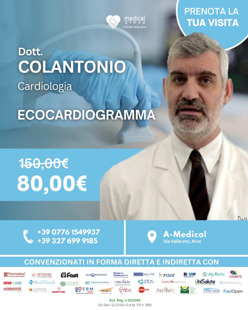 Tariffe del Mese Ecocardiogramma Colantonio A-Medical