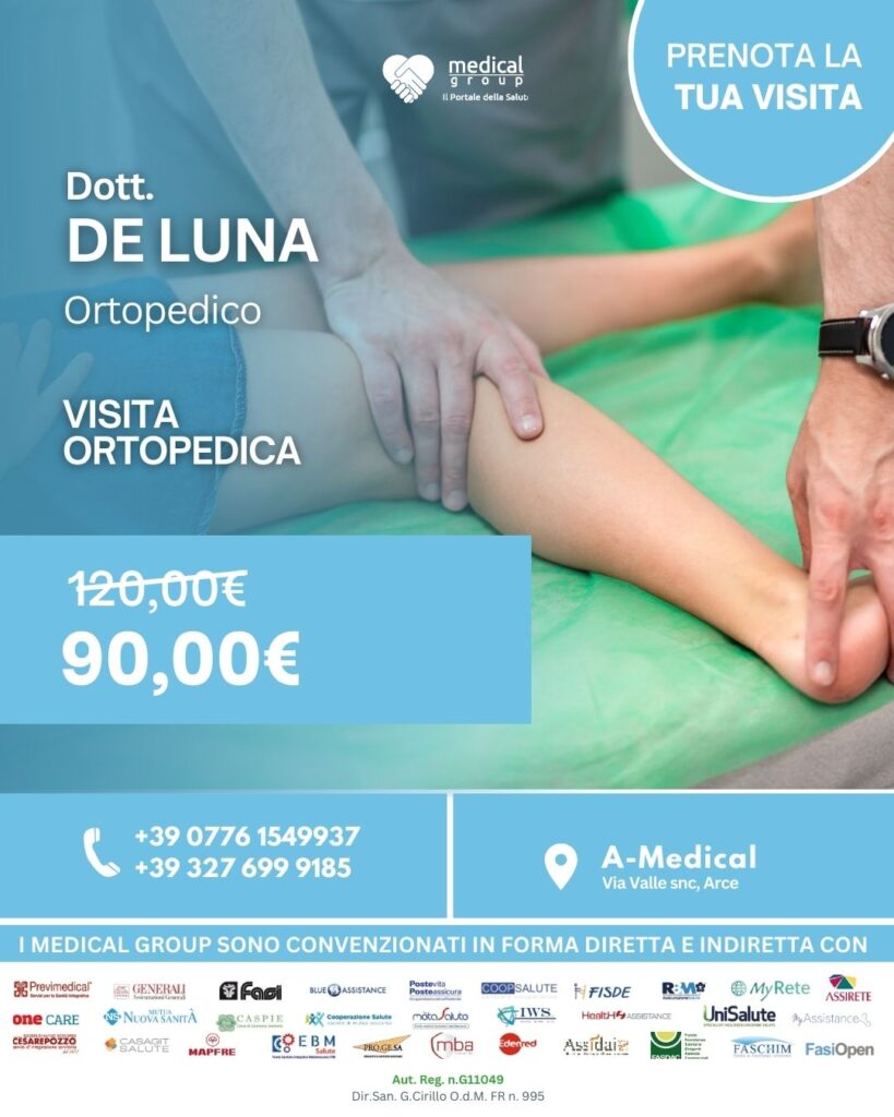 Visita ortopedica De Luna A-Medical