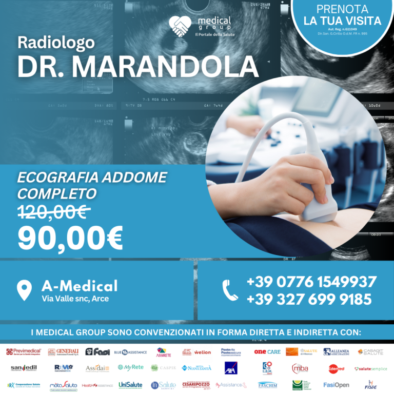 A-MEDICAL PROMO ADULTI - ECOGRAFIA ADDOME COMPLETO - DOTTOR MARANDOLA