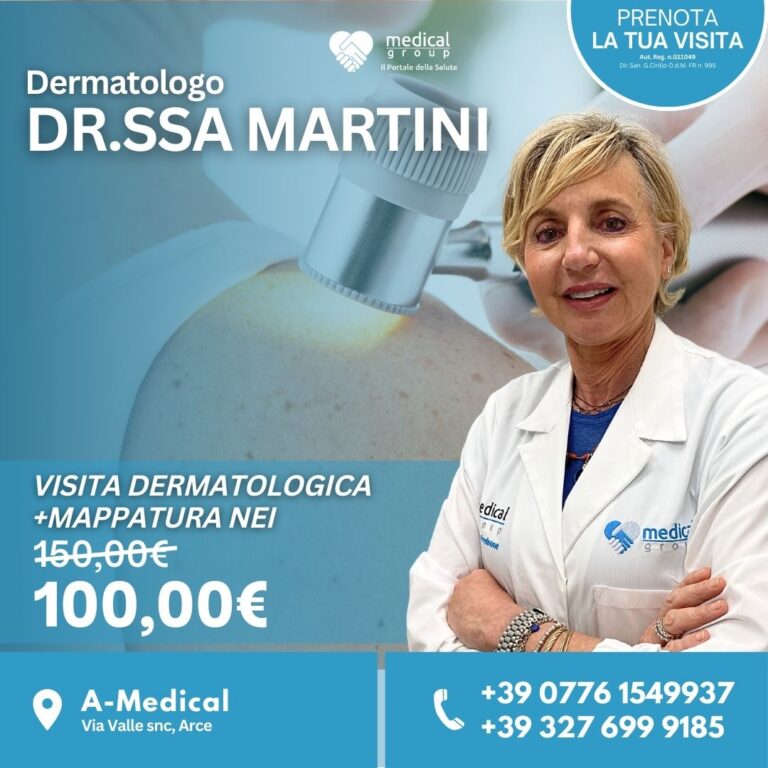 A-MEDICAL PROMO ADULTI - VISITA DERMATOLOGICA +MAPPATURA NEI - DR.SSA MARTINI . ALTERNATIVA