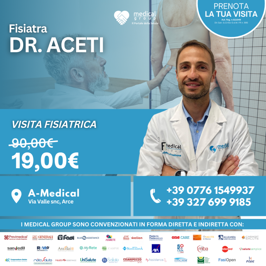 A-MEDICAL PROMO ADULTI - VISITA FISIATRICA - DOTTOR ACETI