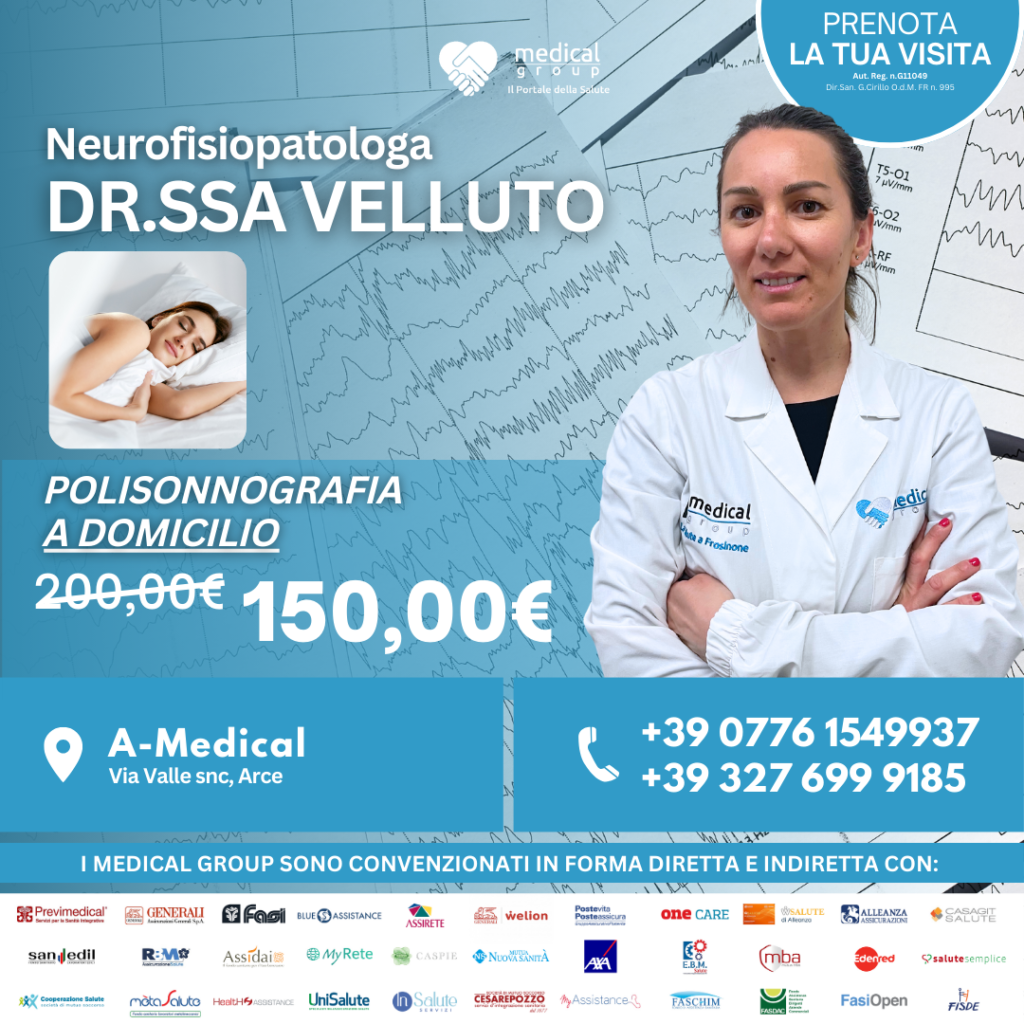 Tariffe del Mese Poliambulatorio A-Medical POLISONNOGRAFIA